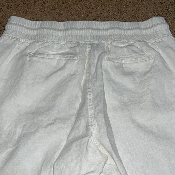 Athleta Cabo Linen Jogger Pant White 12 - Picture 6 of 8